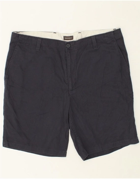 DOCKERS Mens Chino Shorts W40 XL Navy Blue Cotton NoChafeFinish