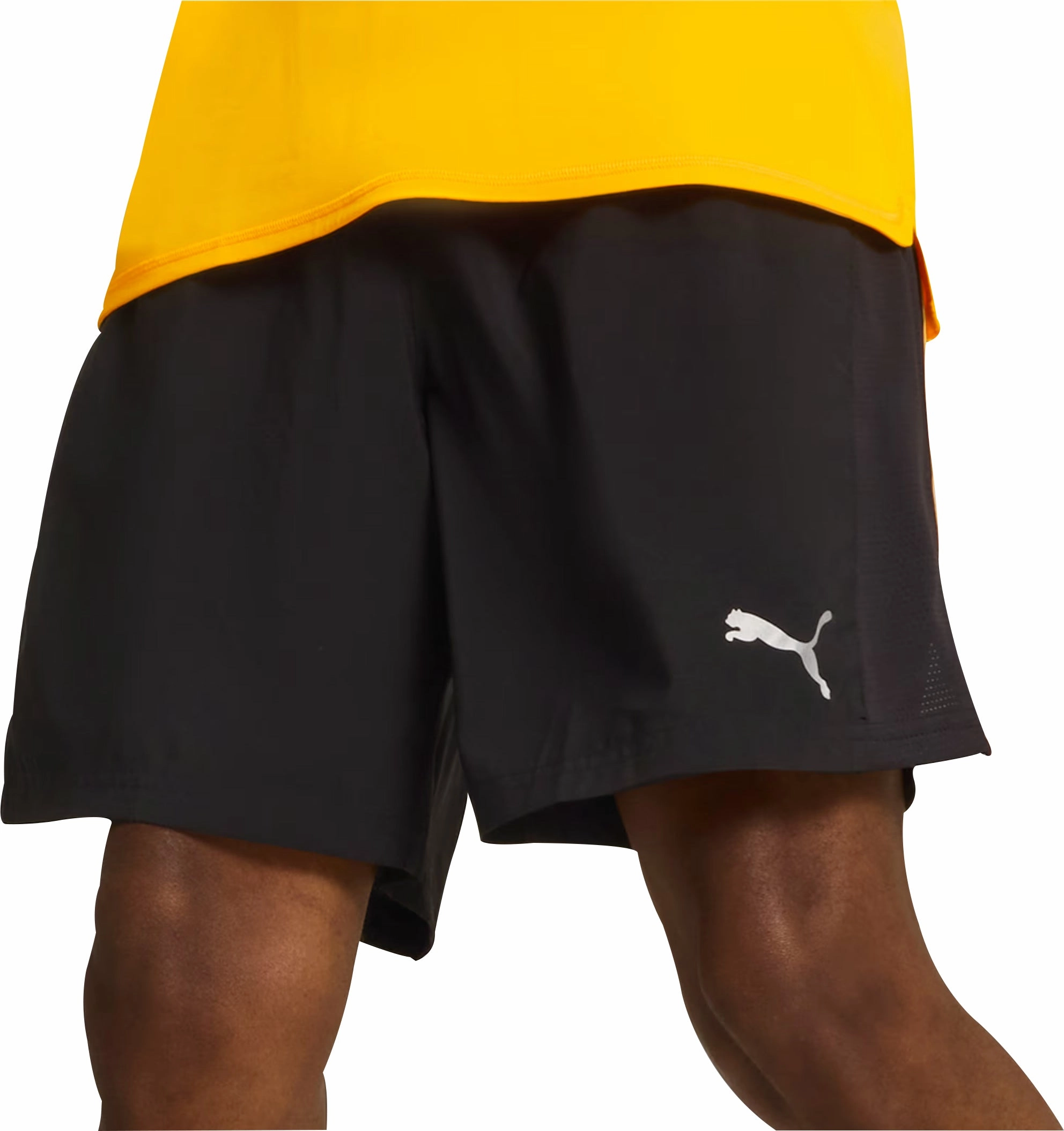 Cool Touch Puma Run Favourite Velocity 7 Inch Mens Running Shorts - Black