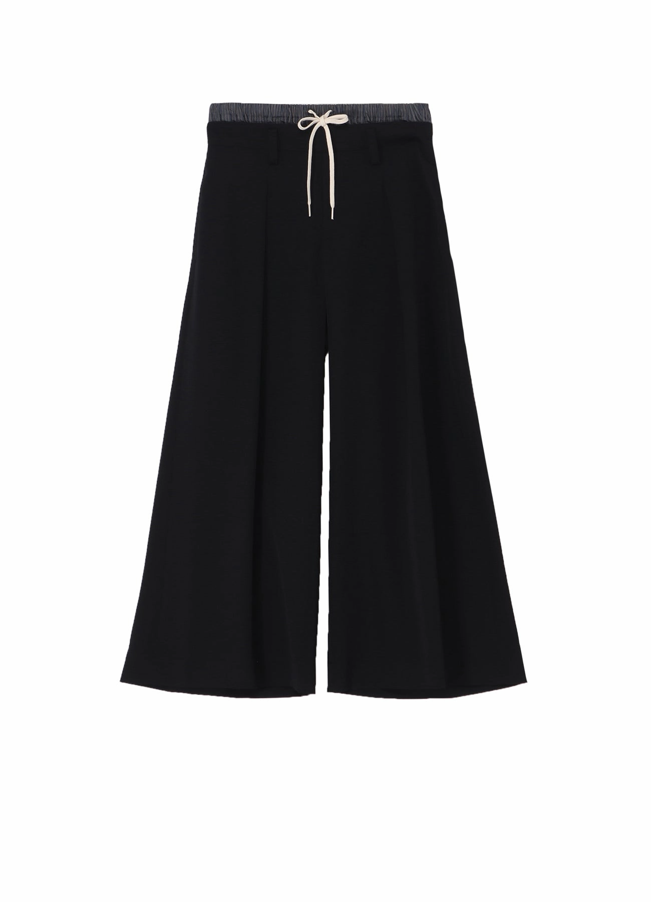 Fashion Layer GABARDINE LAYERED-LIKE WIDE PANTS