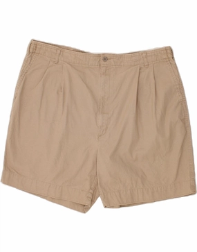 Smooth Fabric DOCKERS Mens Chino Shorts W40 XL Beige Cotton