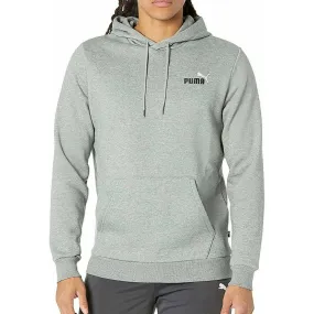 Snowboarding wear Low Profile Branding Puma Essential   Embroidery Logo Mens Training Hoody - Grey