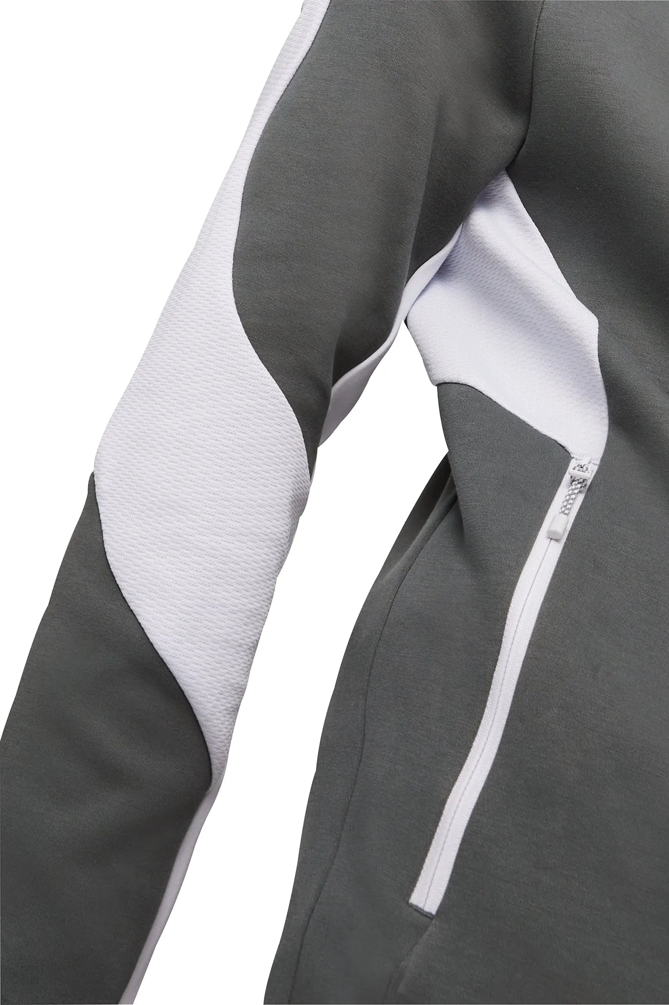 Puma EvoStripe Full Zip Mens Training Hoody - Grey Ultralight Padding On-The-Go Style