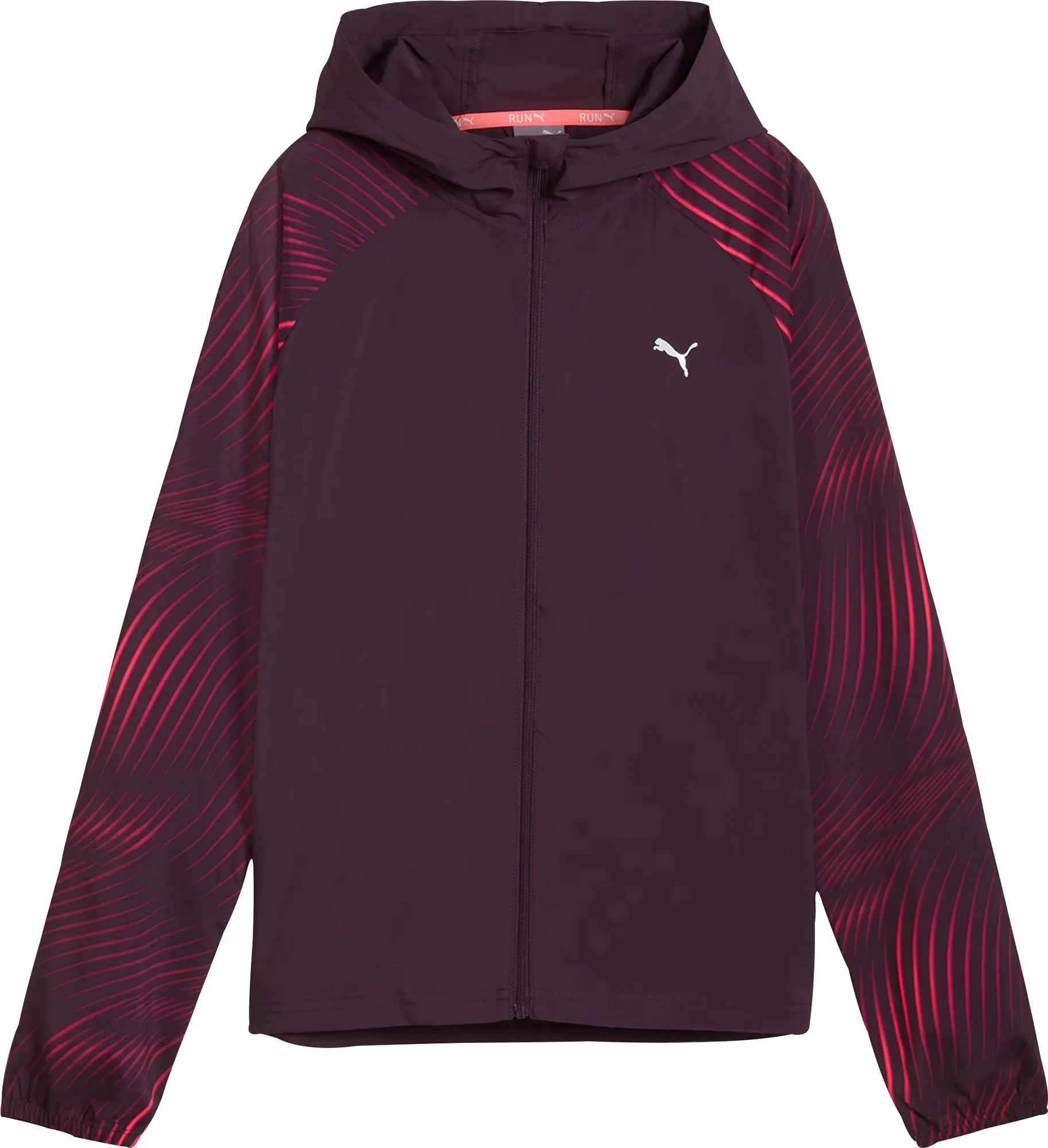 Anti-static Puma Favourite Velocity Woven Womens Running Jacket - Purple