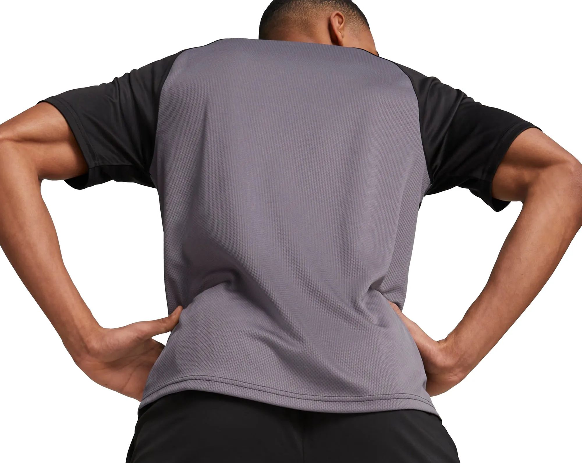 Casual and Soft Puma Fit Ultrabreathe Short Sleeve Mens Training Top - Black