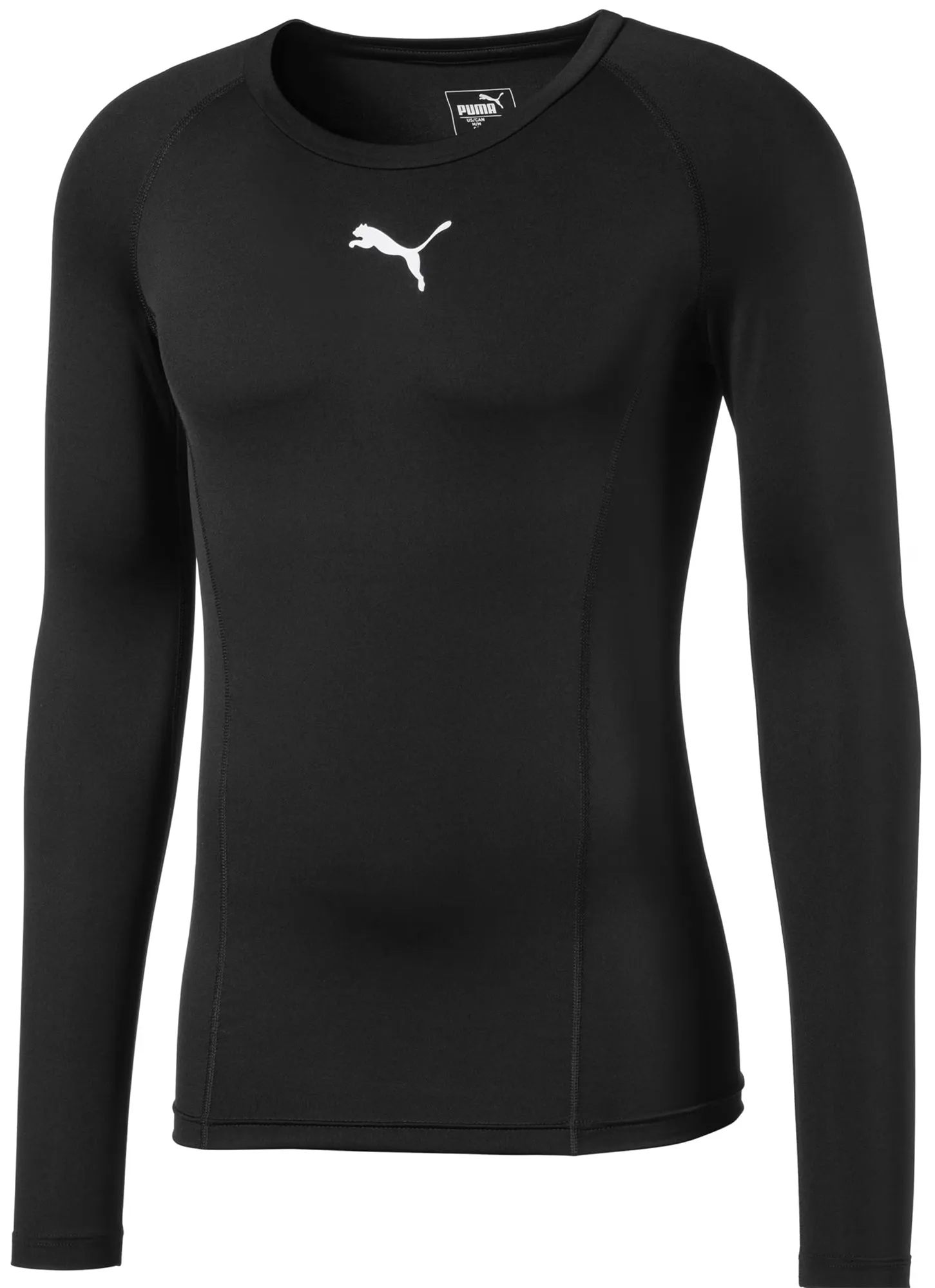All-Day Comfort Wear Puma Liga Baselayer Long Sleeve Mens Training Top - Black