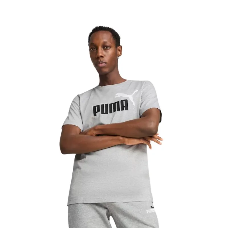 Stretchable Fabric Street Ready PUMA Mens Essentials 2 Colour No.1 Logo Tee