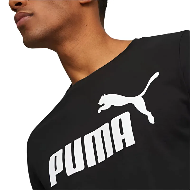 PUMA Mens Essentials Logo Tee Flexible Weave