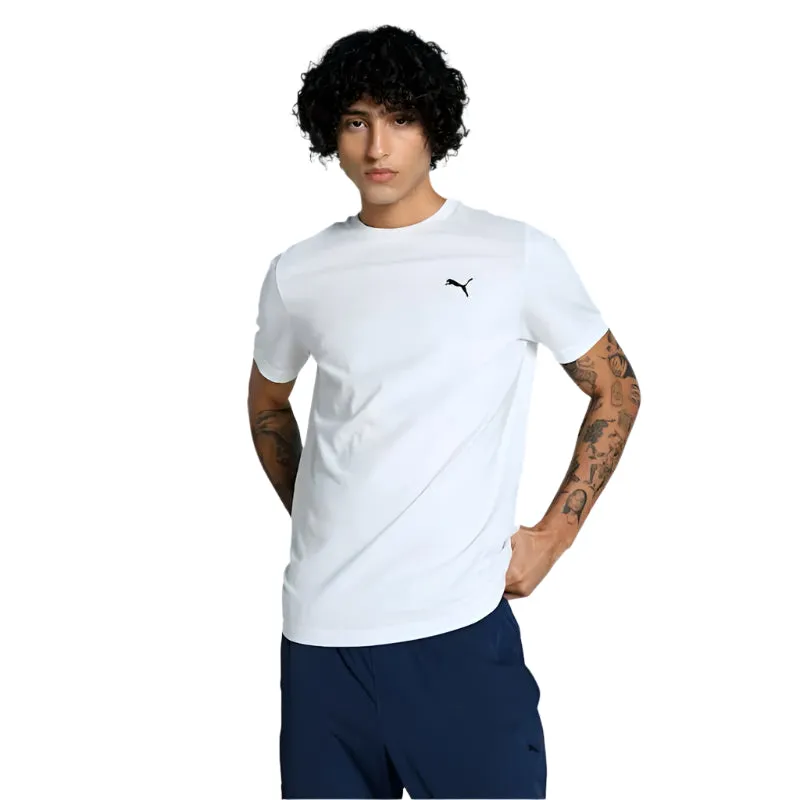PUMA Mens Essentials Small Logo Tee ThermoregulatingFabric
