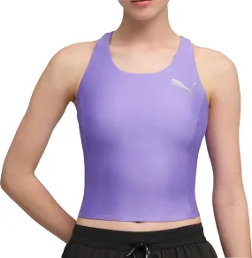 Puma Raceday UltraForm Womens Running Crop Top - Purple Prom