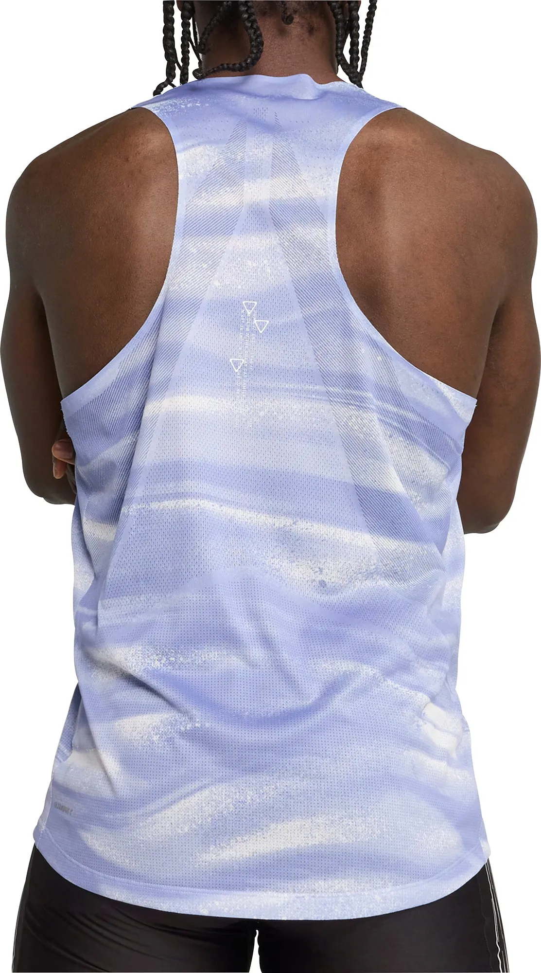 Combat - ready Active Lifestyle Puma Raceday UltraSpun Graphic Mens Running Vest - Blue