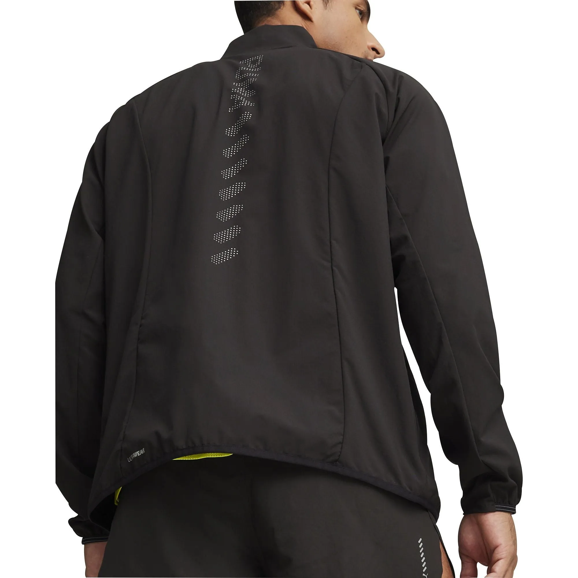 police officers Puma Run Elite Ultraweave Mens Running Jacket - Black