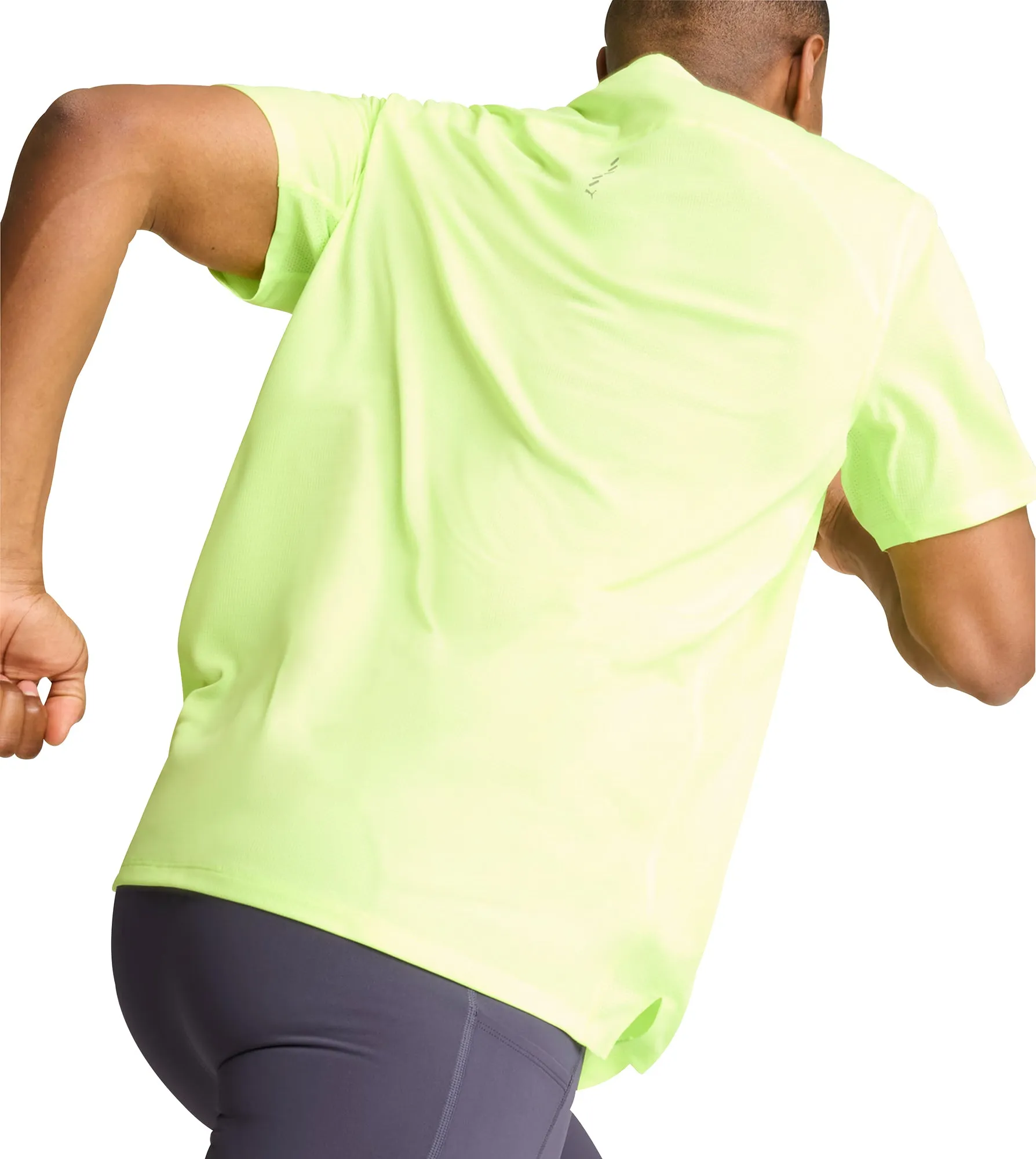 Puma Run Favourite Velocity Short Sleeve Mens Running Top - Green Fashionable Ease Weekend Comfort