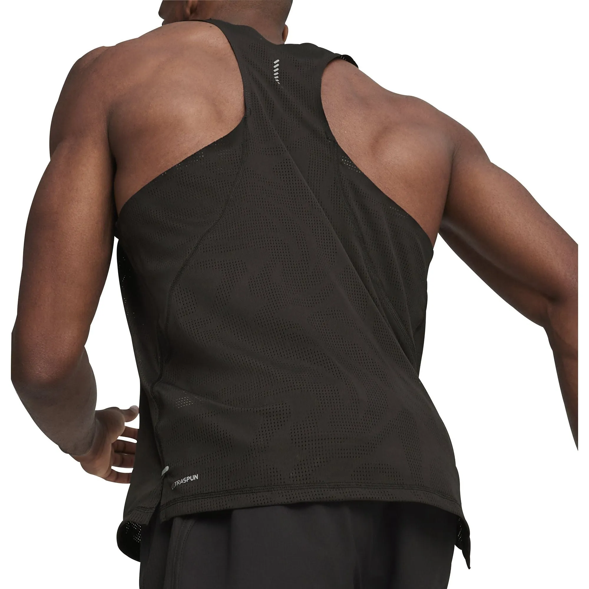 Puma Run Ultraspun Mens Running Vest - Black Stay Lightness