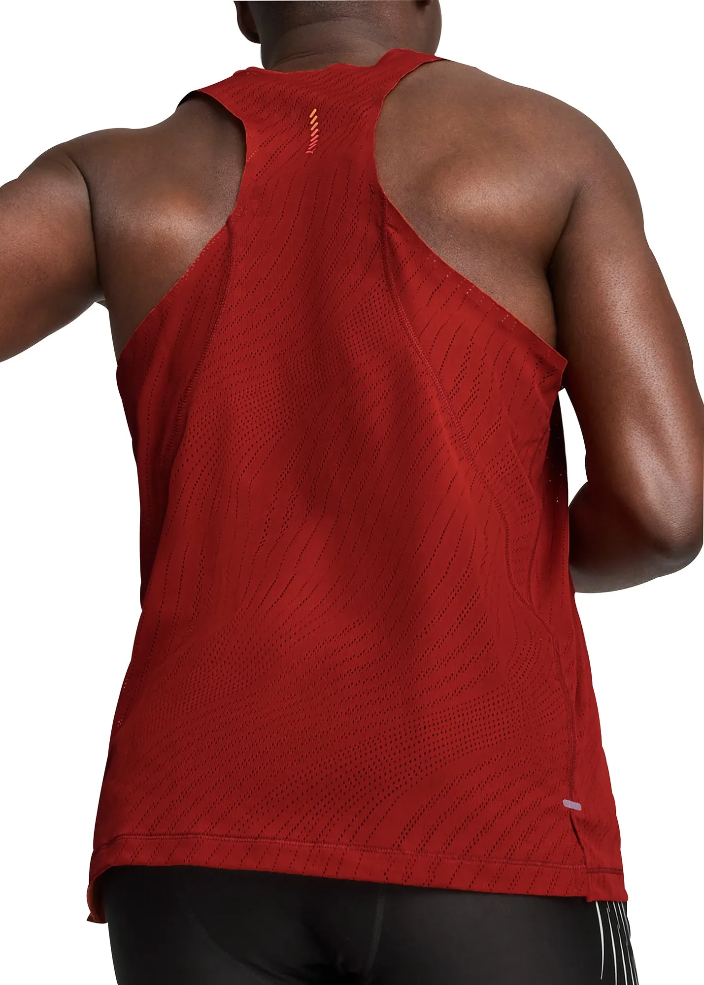 Puma Run Ultraspun Mens Running Vest - Red Layer Fresh Low Profile Seam Build