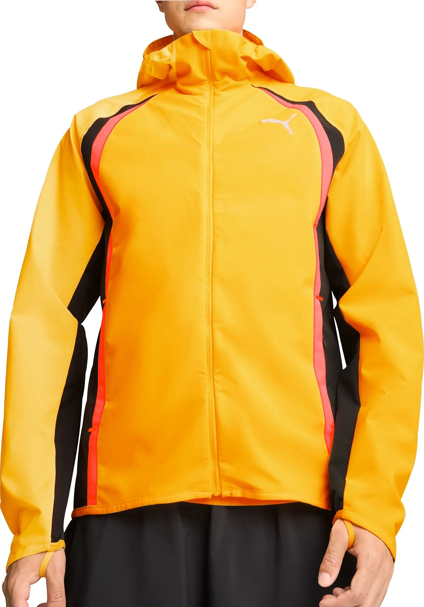 Puma Run Ultraweave Raincell Mens Running Jacket - Orange ThermalRetention