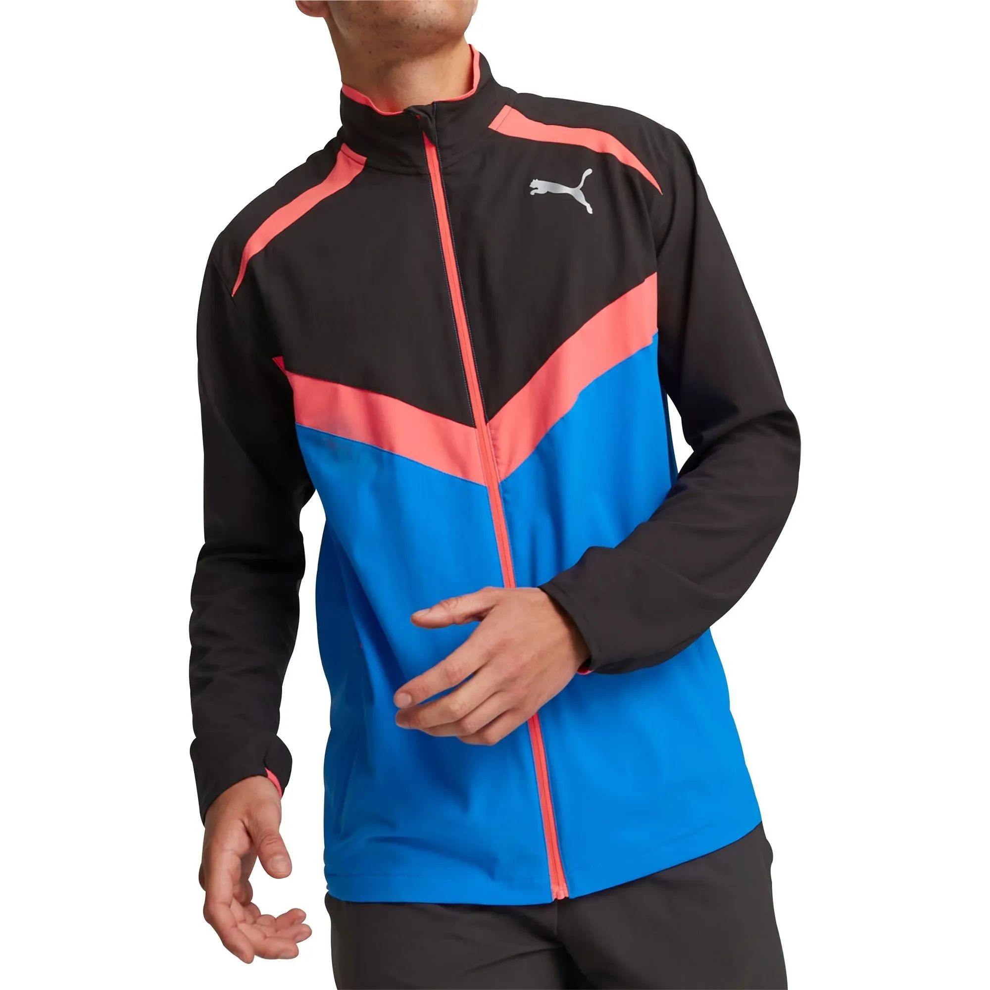 yoga enthusiasts Puma Ultraweave Mens Running Jacket - Blue