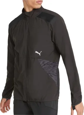 Puma Ultraweave S FSTR Mens Running Jacket - Black Serve Soft Shell Material
