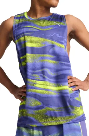 short term storage Free Move Puma Velocity All Over Print Mens Running Vest