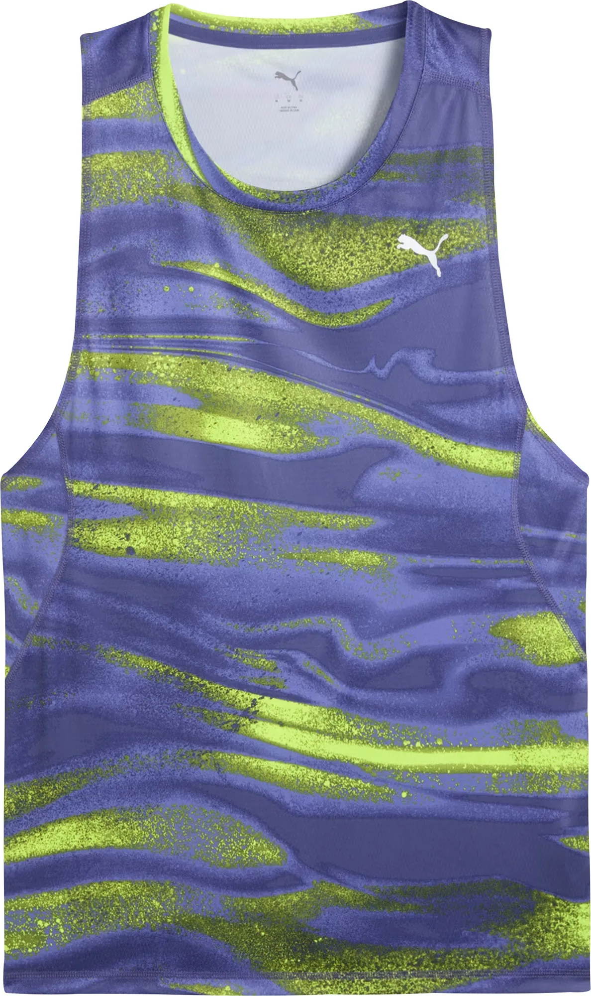 high tech Puma Velocity All Over Print Mens Running Vest