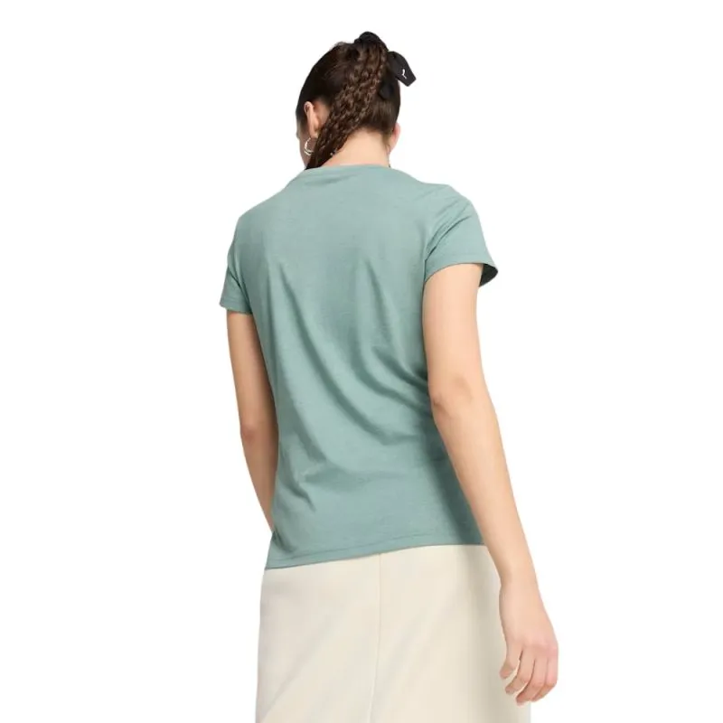 PUMA Womens Essentials No.1 Logo Heather Tee Weekend Ready