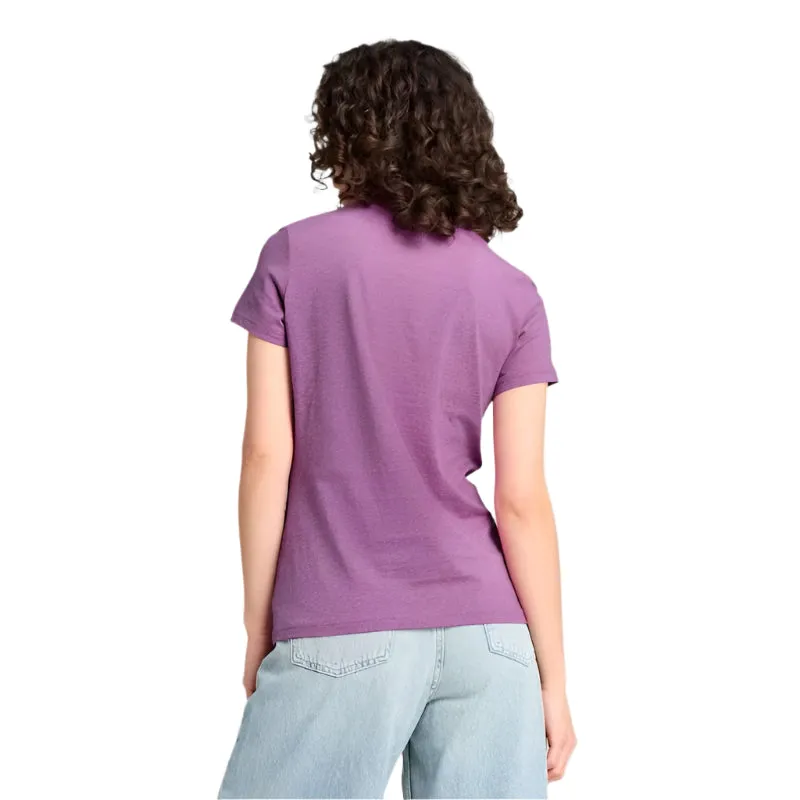 PUMA Womens Essentials No.1 Logo Heather Tee Oversized Cut Minimalist Layer