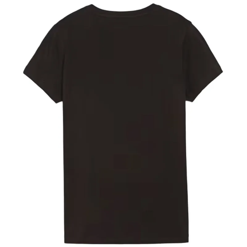 PUMA Womens Essentials  Script Tee Flatlock stitching Sporty Comfort