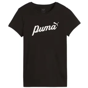 PUMA Womens Essentials  Script Tee Colorfast Dye monochromatic