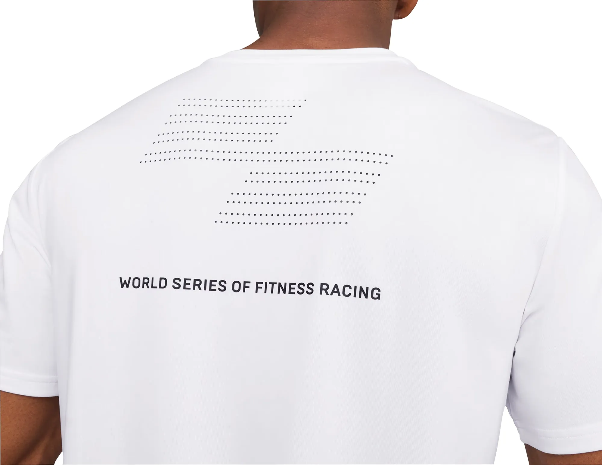 Trendy Apparel Non Iron Finish Puma X HYROX Cloudspun Short Sleeve Mens Training Top - White