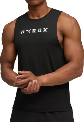 Puma X HYROX Cloudspun ThermoAdapt Mens Training Vest - Black Casual Elegance Comfortable Fit Wear