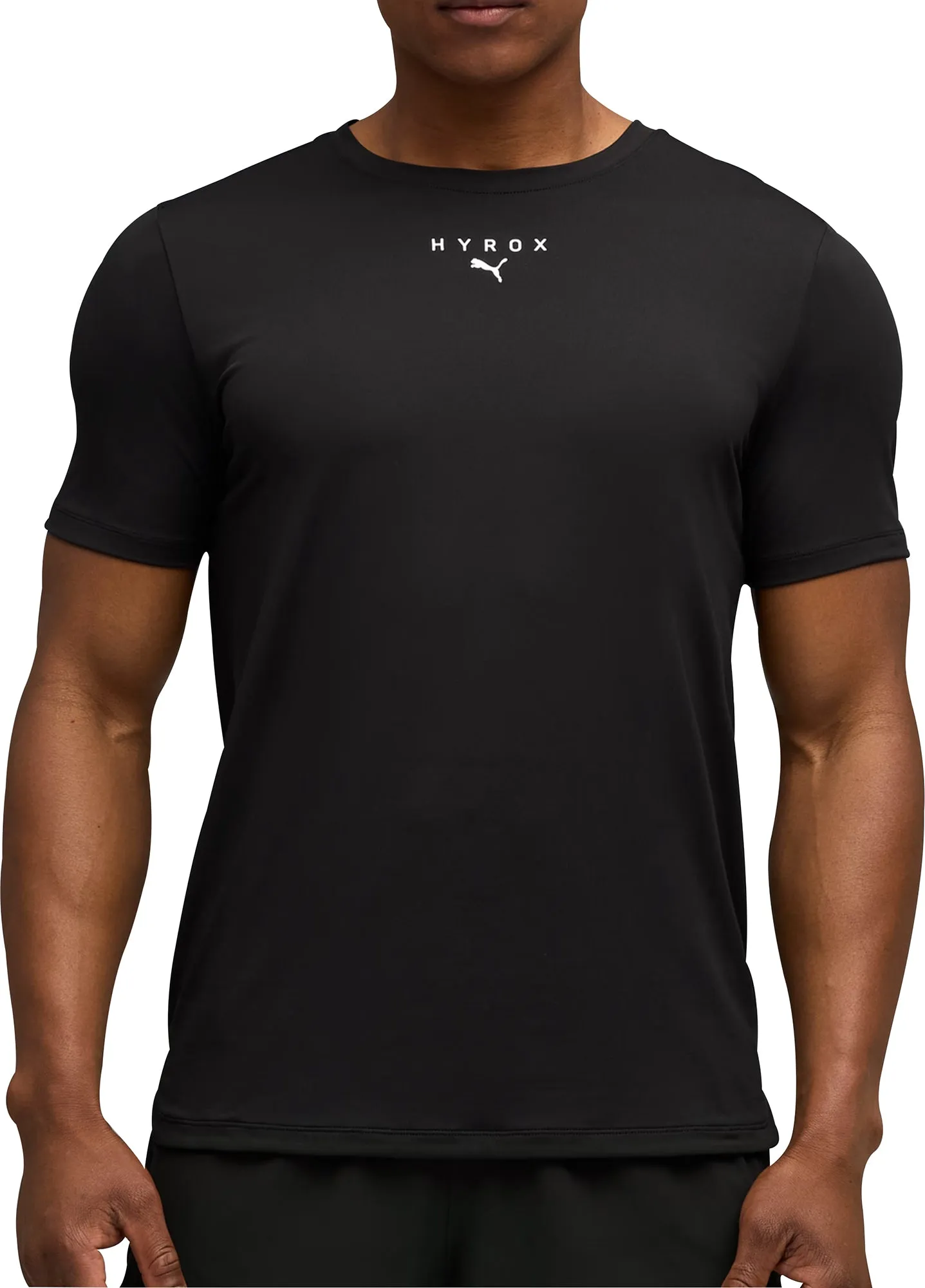 Seasonal Fashion Puma X HYROX Cloudspun ThermoAdapt Short Sleeve Mens Training Top - Black