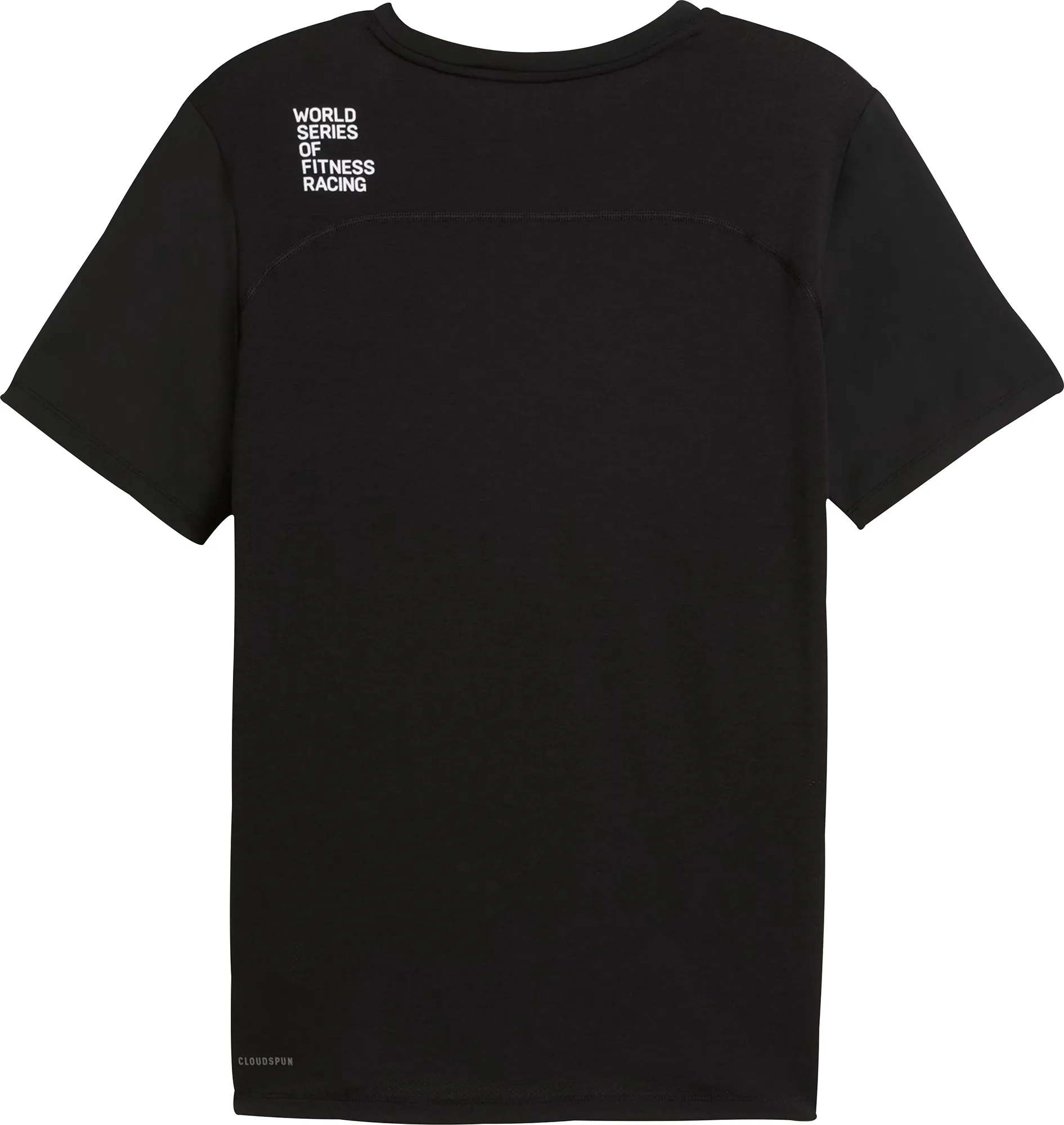 Subtle Logo Placement Anti-bacterial Puma X HYROX Cloudspun ThermoAdapt Short Sleeve Mens Training Top - Black