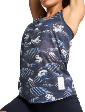 Puma X SAYSKY Womens Vest Tank Top - Blue Sleep