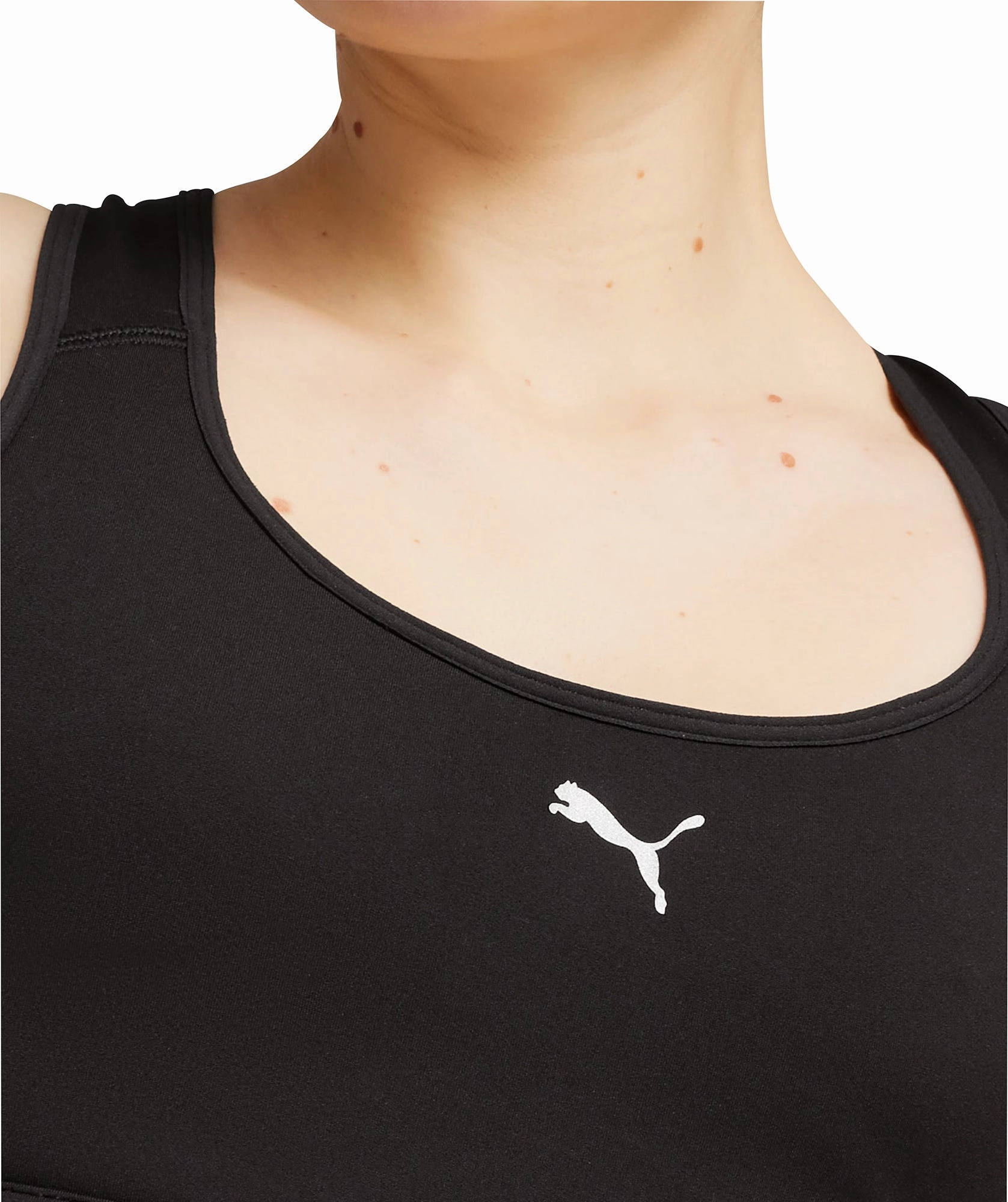 Puma 4KEEPS Womens Running Sports Bra - Black High-quality Breathable Cup