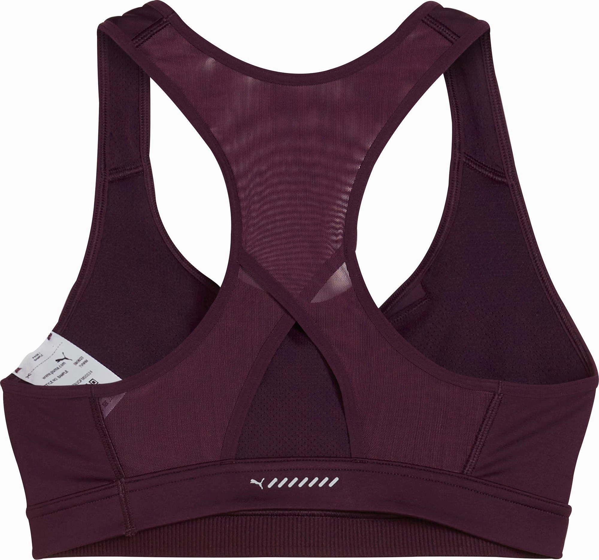 Wrinkle-Resistant Comfortable Support Puma 4KEEPS Womens Running Sports Bra - Purple