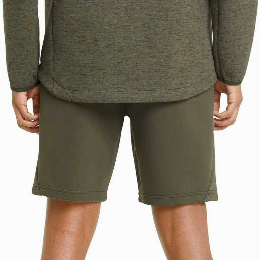 watch silk blend Puma EvoStripe Mens Training Shorts - Green