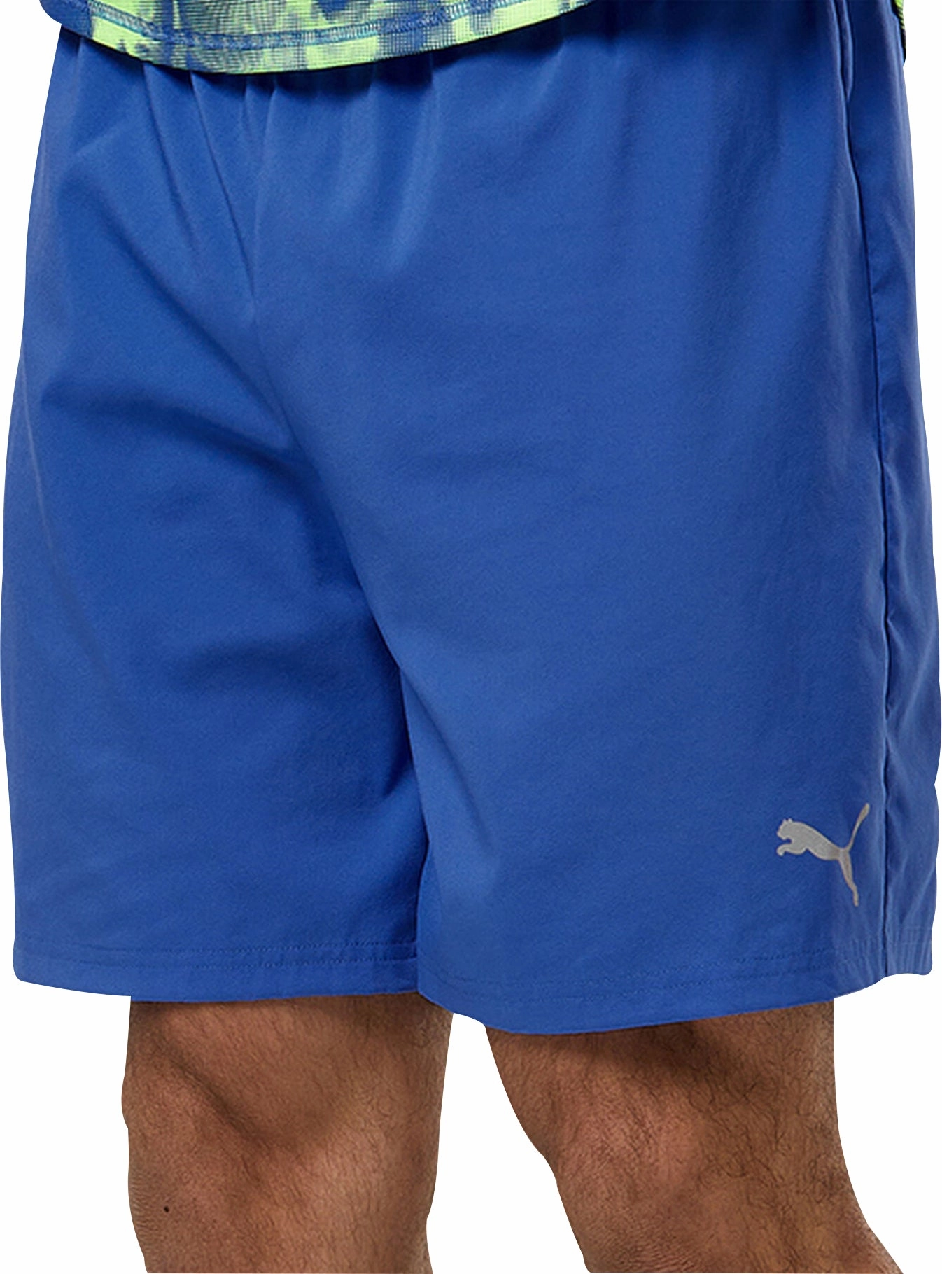 Puma Favourite 2 In 1 Mens Running Shorts - Blue Core Fit