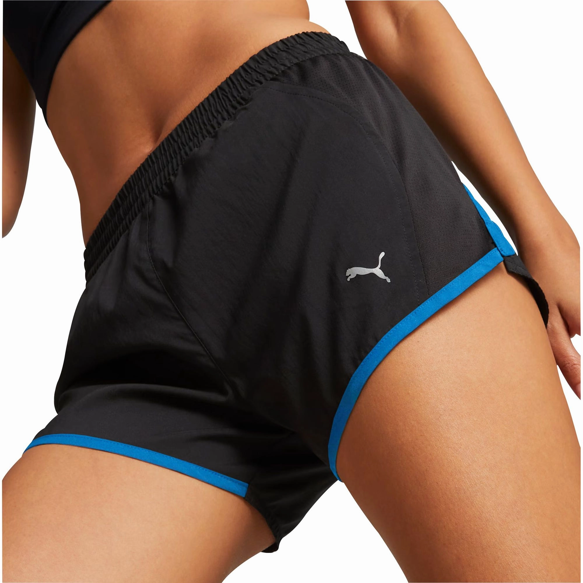 Fitness Friendly Puma Favourite Velocity 3 Inch Womens Running Shorts - Black