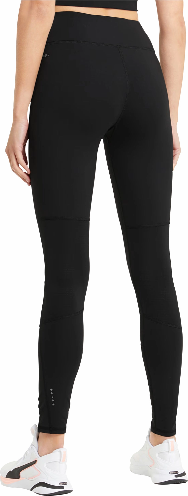 Stretch Fit Yoga Class Reinforced Hemline Puma Favourite Womens Long Running Tights - Black