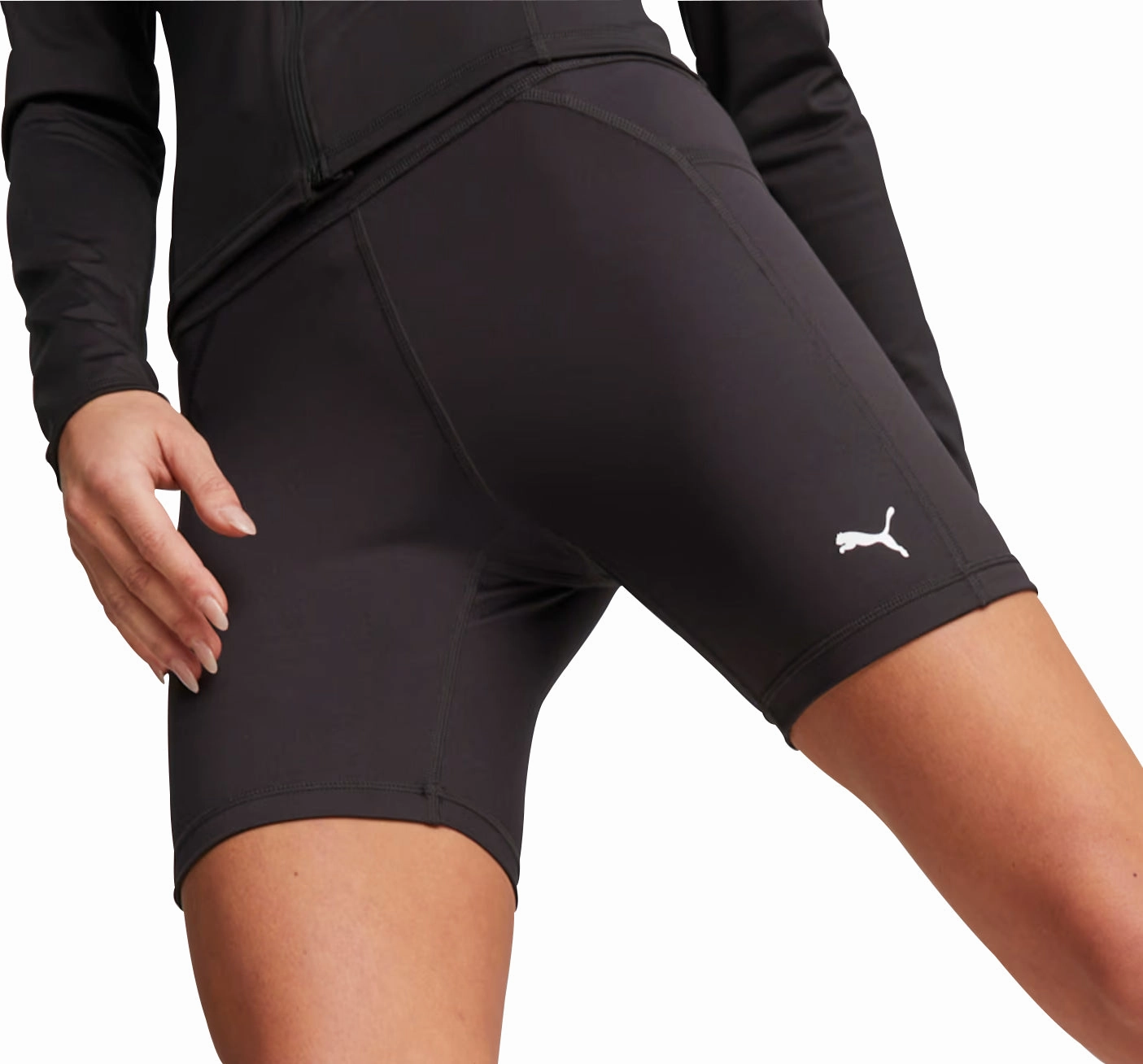 Breezy Comfort Puma Fit 5 Inch Womens Short Training Tights - Black