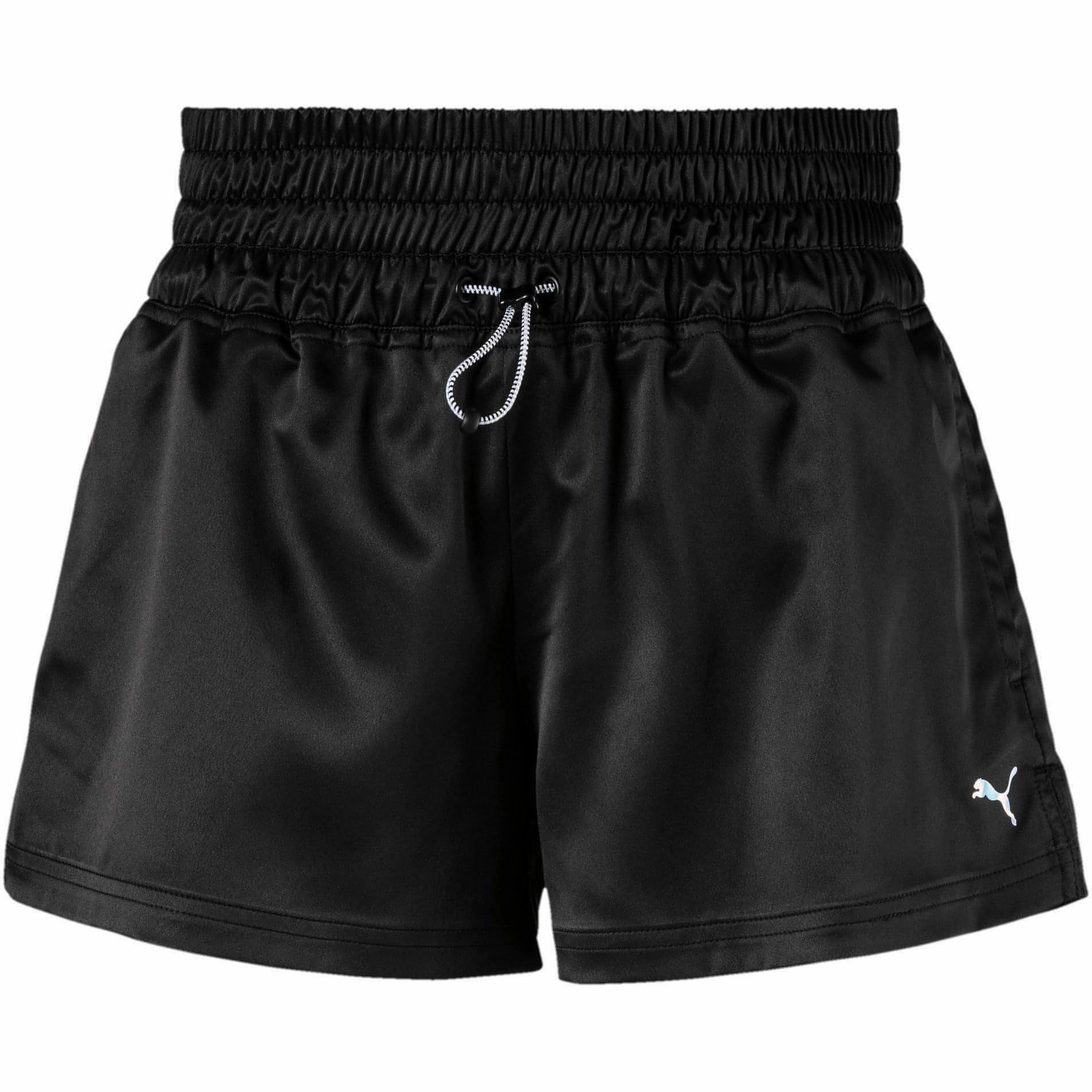 Anti Static Technology Puma On The Brink Womens Training Shorts - Black