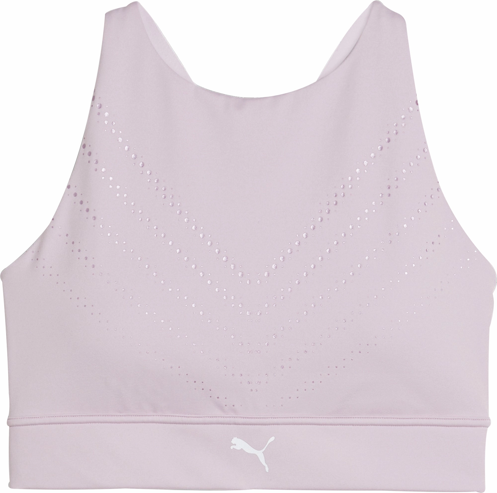 Puma PWR Ultraform Womens Running Sports Bra - Purple Printed