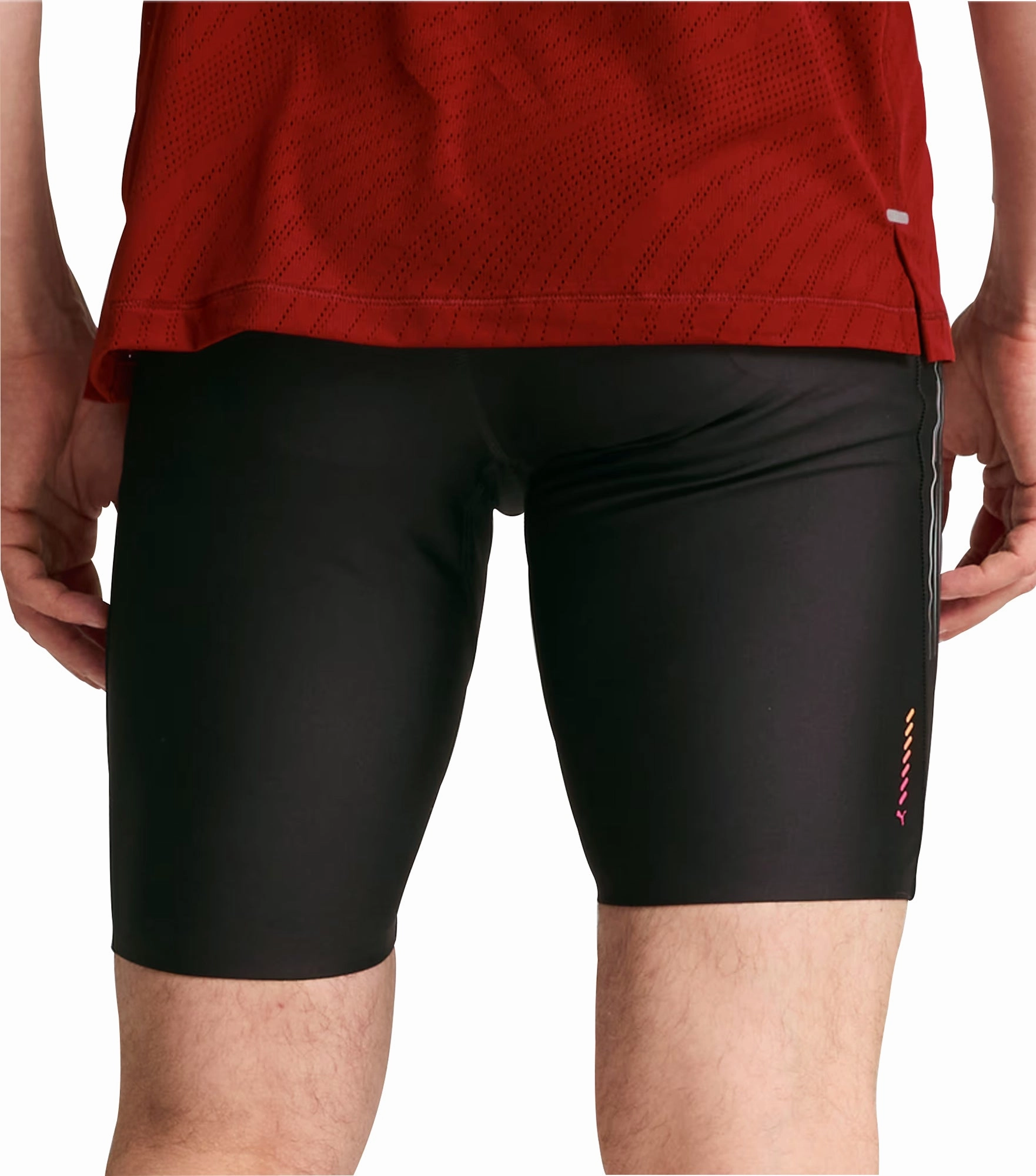 Puma Run Elite Mens Short Running Tights - Black Flexible shape