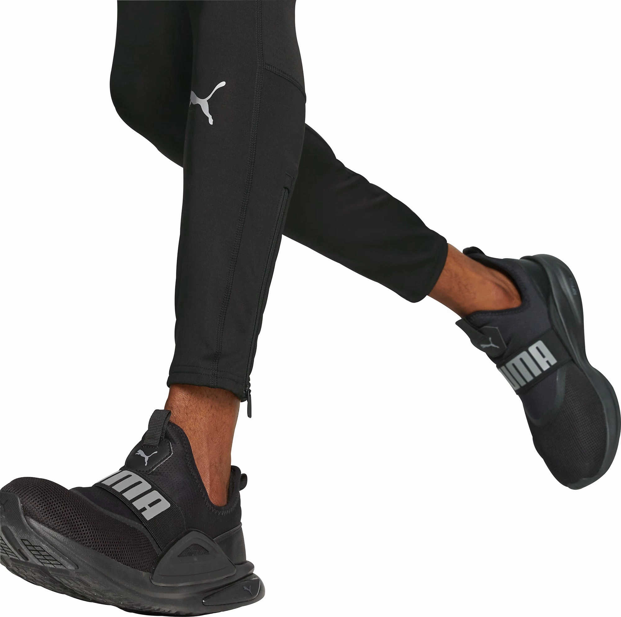 Puma Run Favourite Mens Long Running Tights - Black Quick Dry For Kids