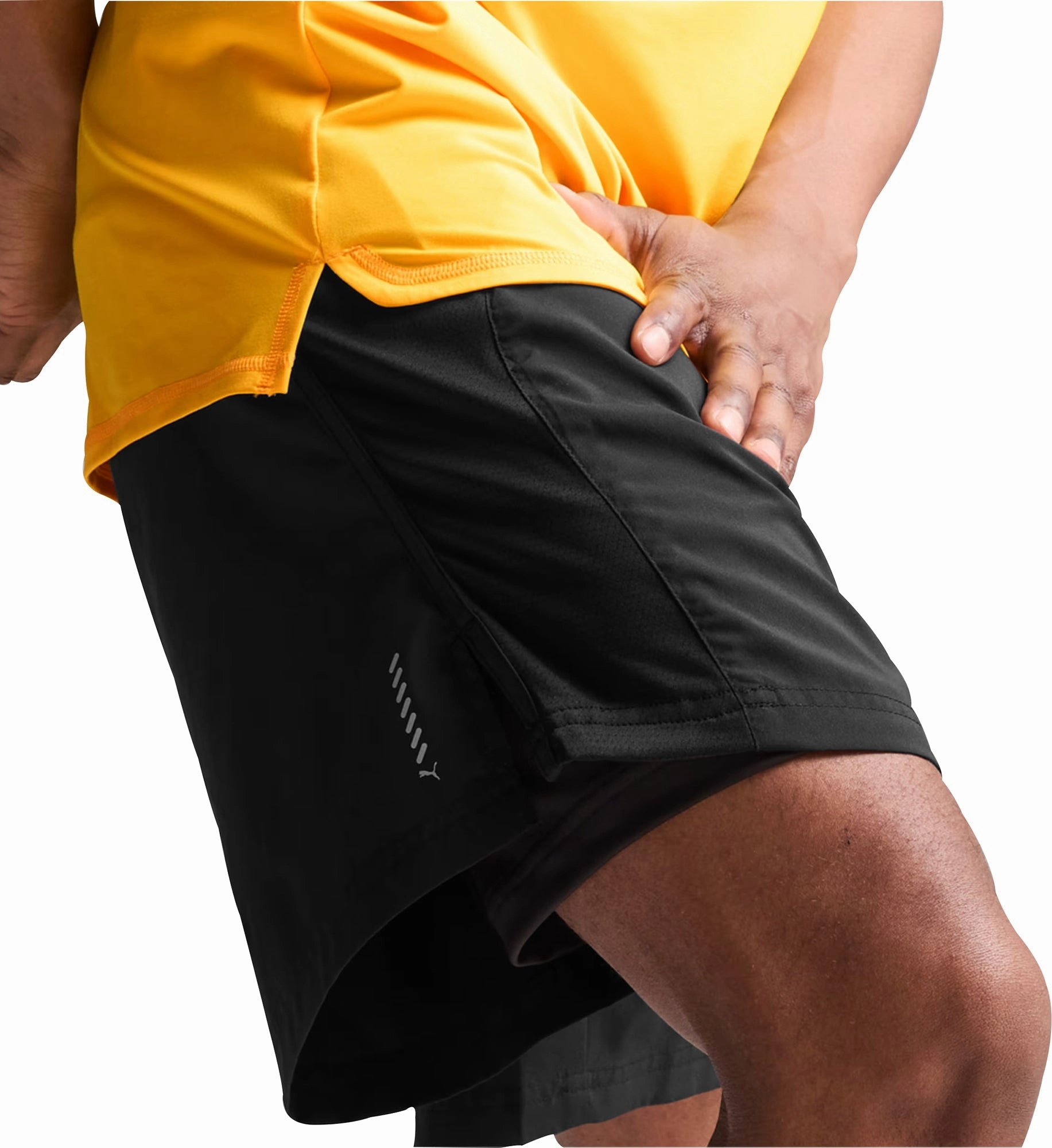 Puma Run Favourite Velocity 2 In 1 Mens Running Shorts - Black Hot Day
