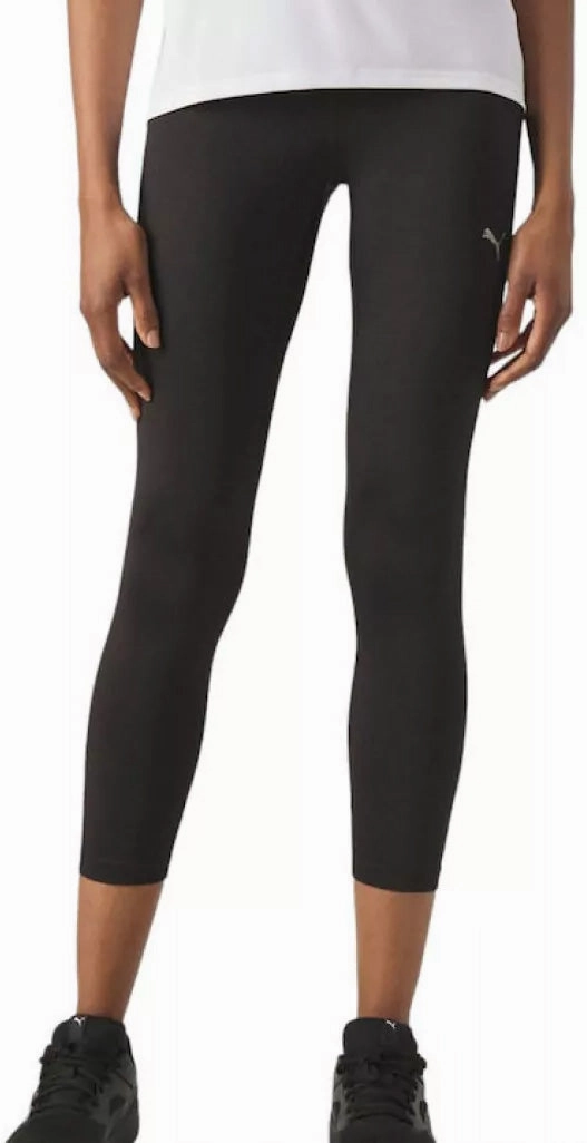 Studio Practice Eco Friendly Sporty Comfort Wear Puma Run Favourite Velocity 3/4 Capri Womens Running Tights - Black
