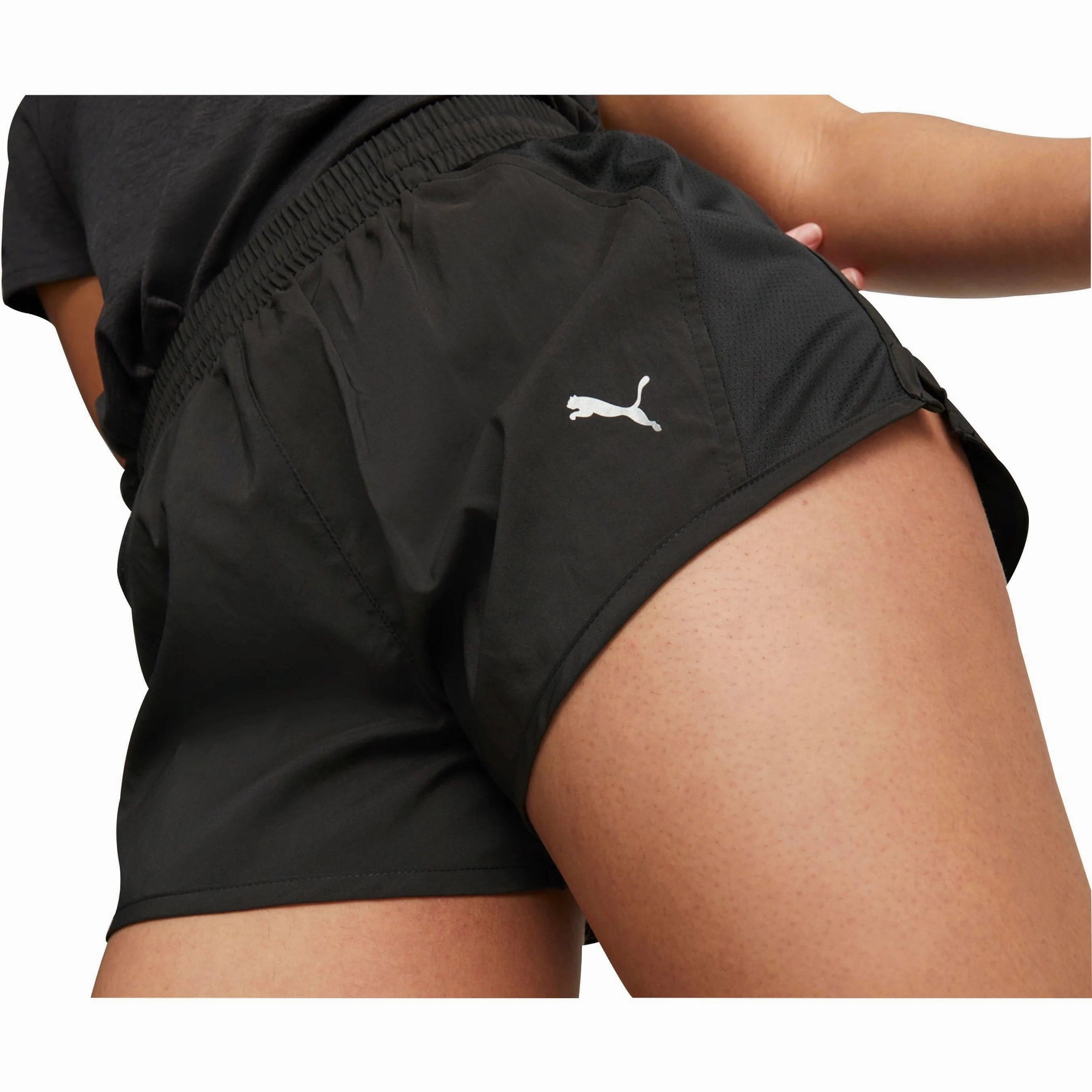 Puma Run Favourite Velocity 3 Inch Womens Running Shorts - Black formal alternative Stretch waistband