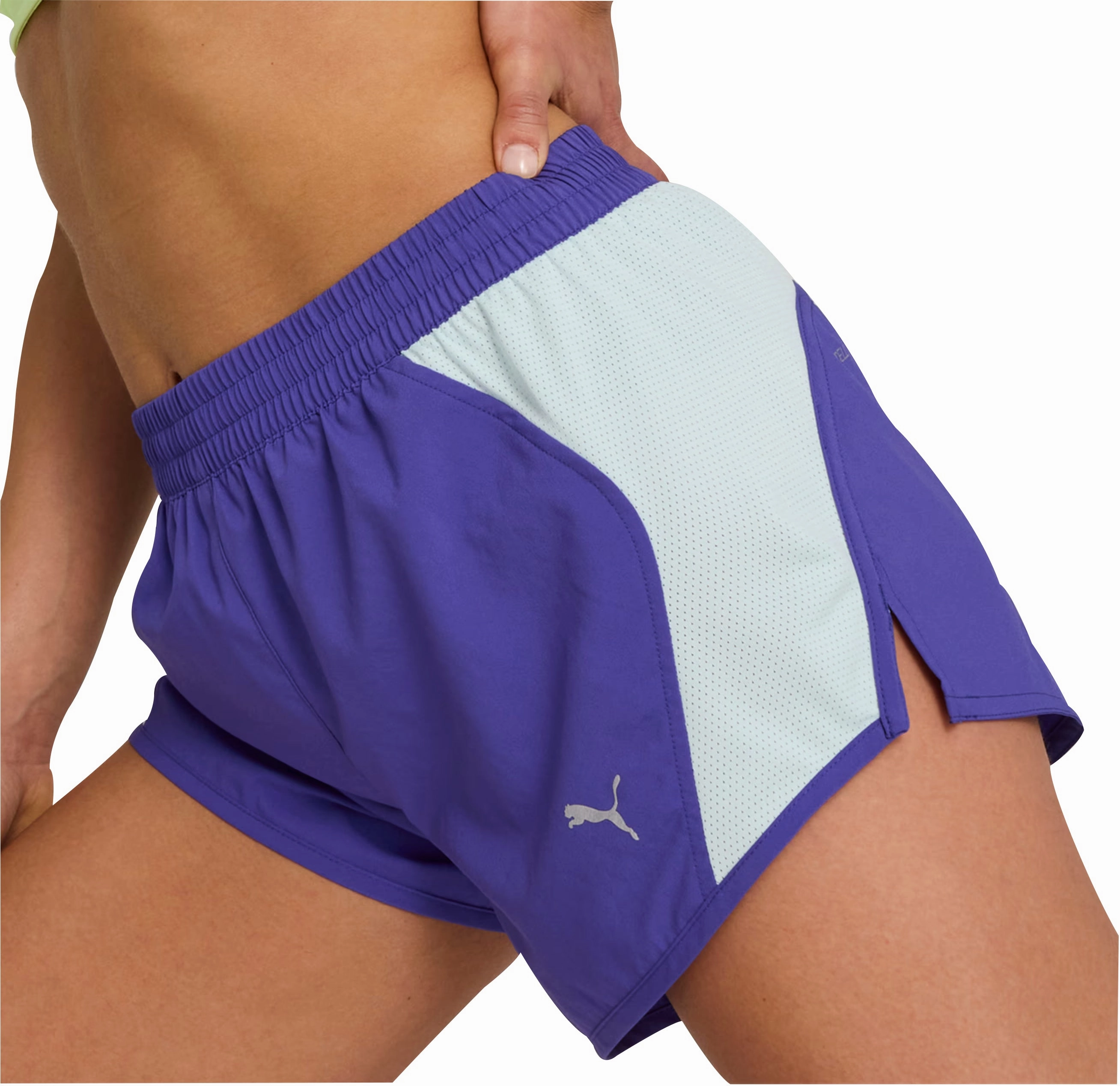 Puma Run Favourite Velocity 3 Inch Womens Running Shorts - Blue QuickDryTechnology