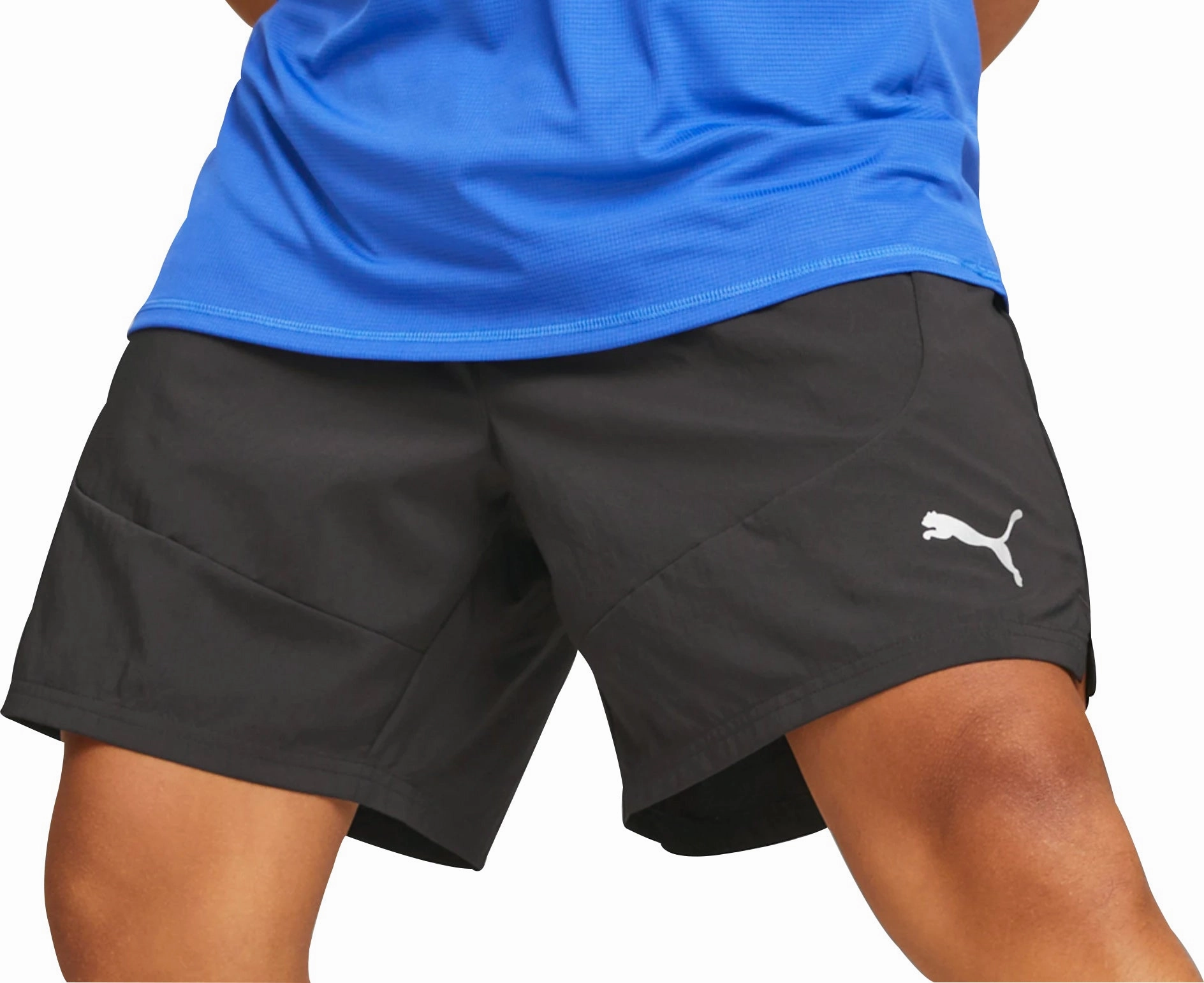 FasteningLoops Puma Run Favourite Velocity 7 Inch Mens Running Shorts - Black