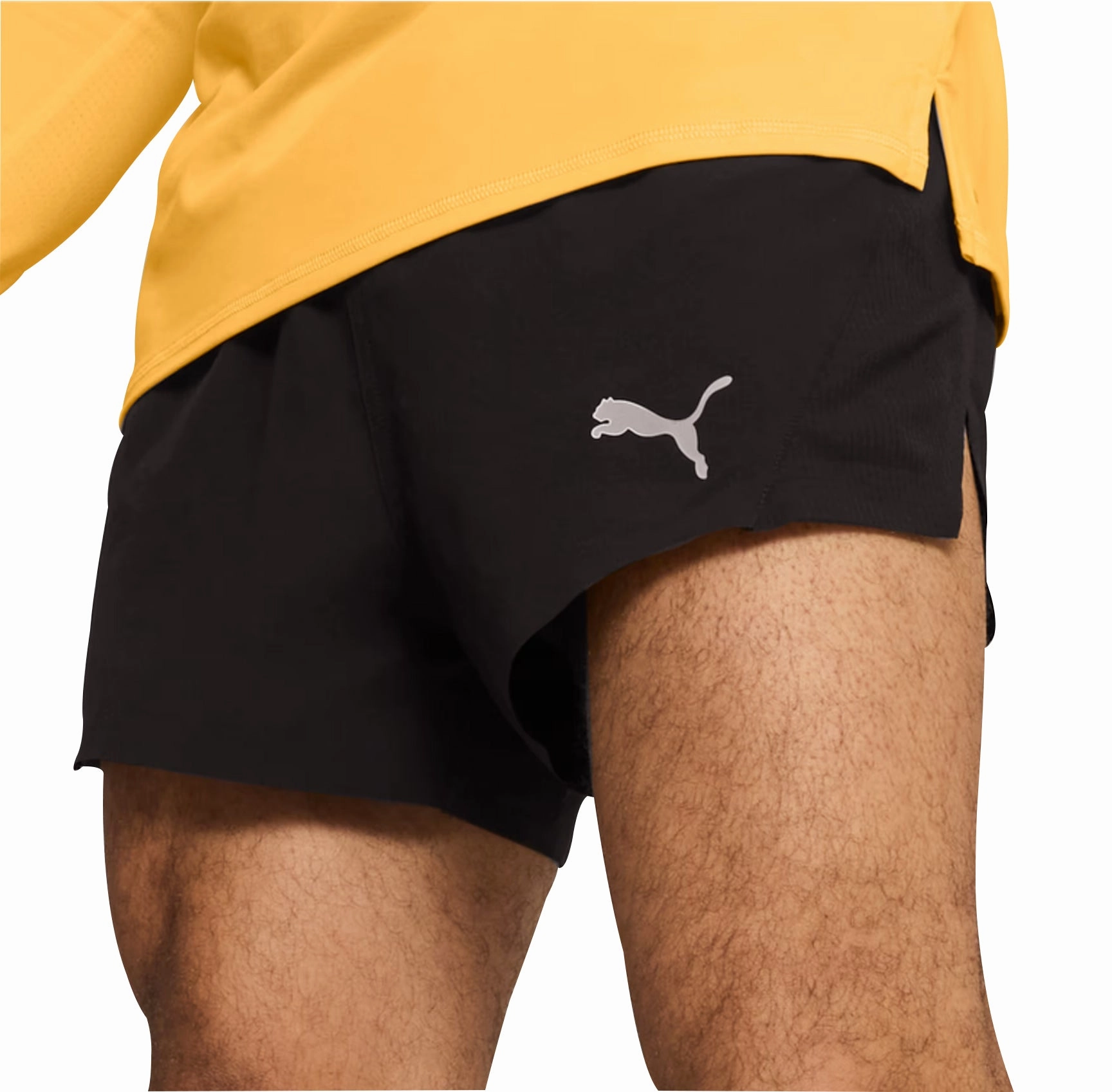 Puma Run Ultraweave Velocity 3 Inch Mens Running Shorts - Black fishing outfit