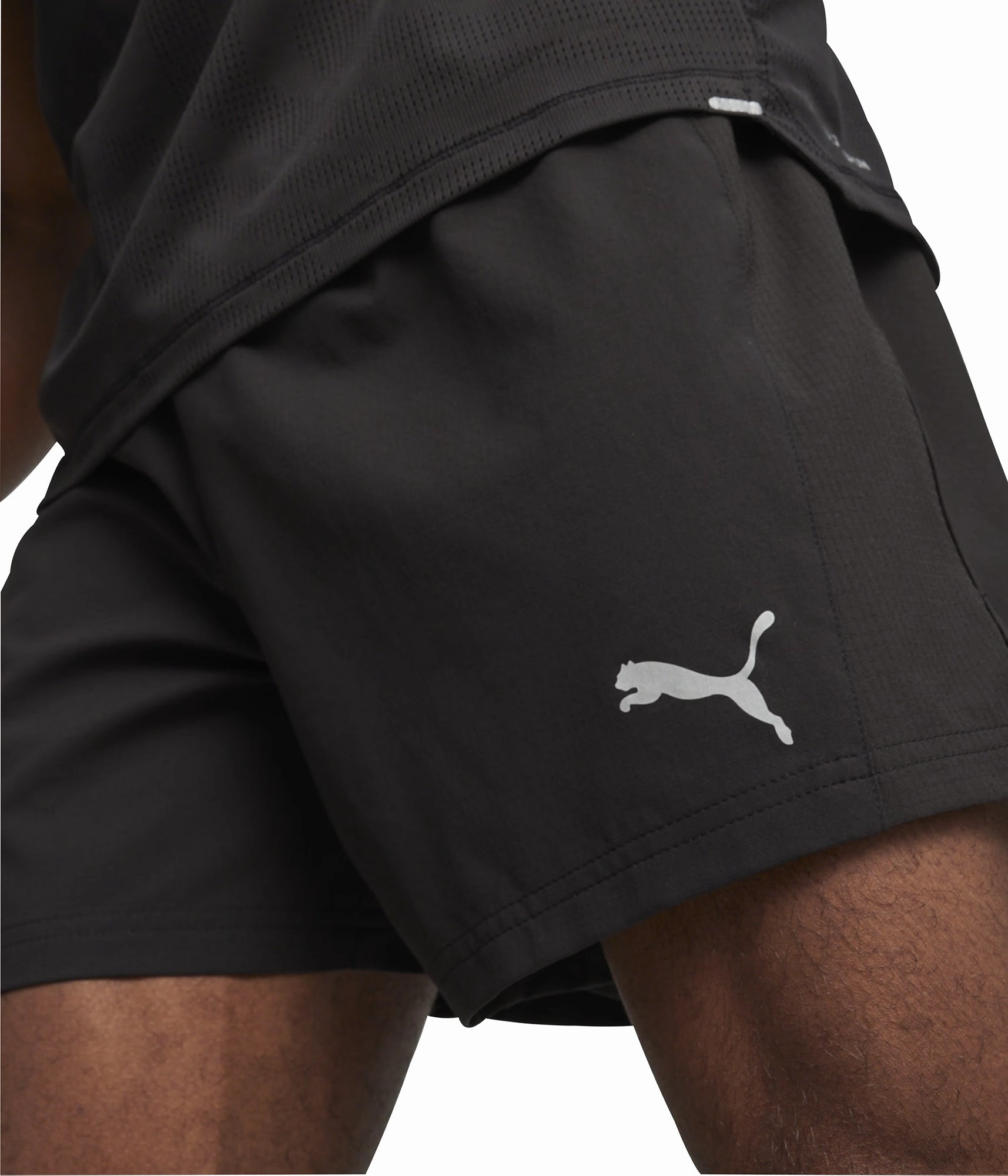 Puma Run Velocity Ultraweave 5 Inch Mens Running Shorts - Black Anti - odor
